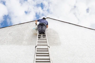 Peinture extérieure à Plumieux — façades et ravalement